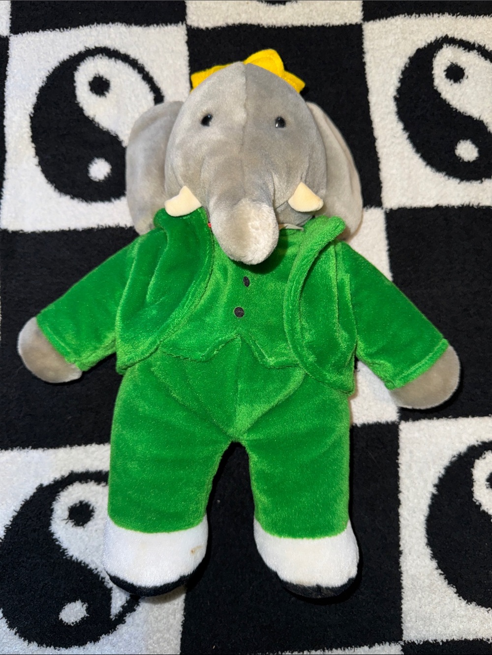 Vintage BABAR THE KING 1988 Stuffed Animal